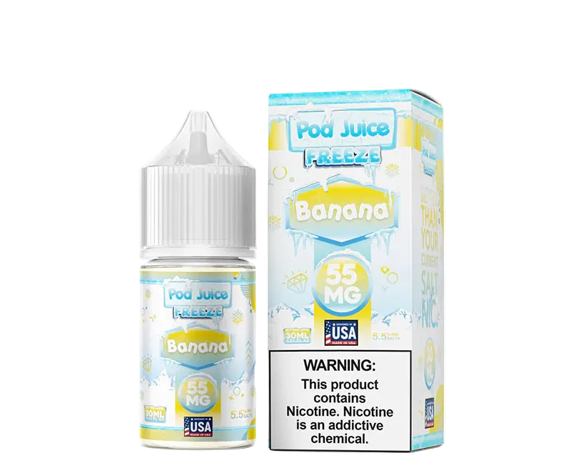 pod juice e-liquid banana freeze 55mg ventovapin.com