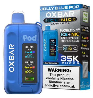 OXBAR X Pod Juice Ice-Nic Control 35K Disposable